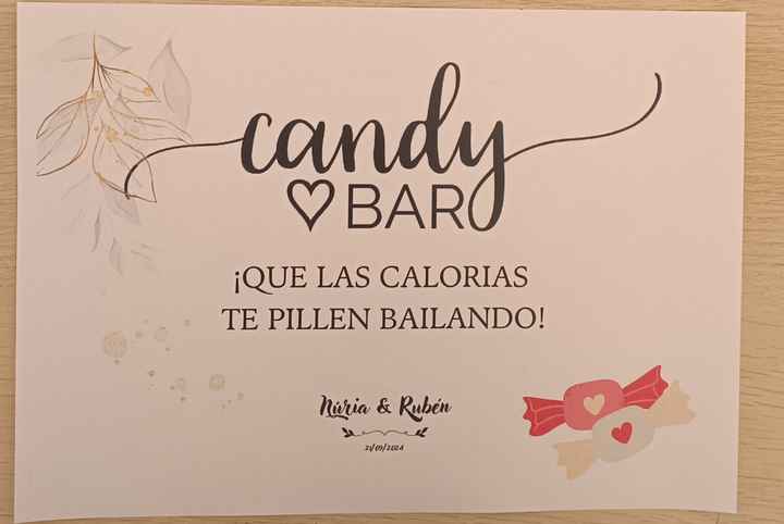 Glitter y candy bar. - 1