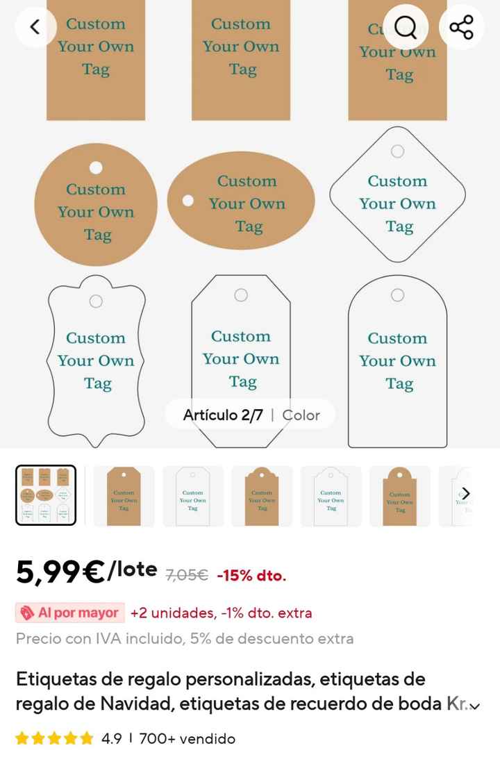 Etiquetas personalizadas - 2
