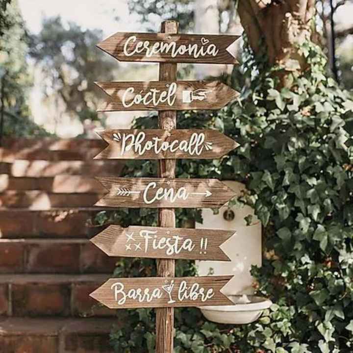Banderines de jardín boda💒 - 1