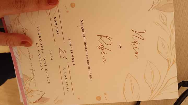 Invitaciones de boda. - 2