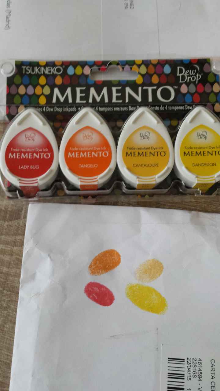 Ya tengo mis tintas para el arbol de huellas - 1