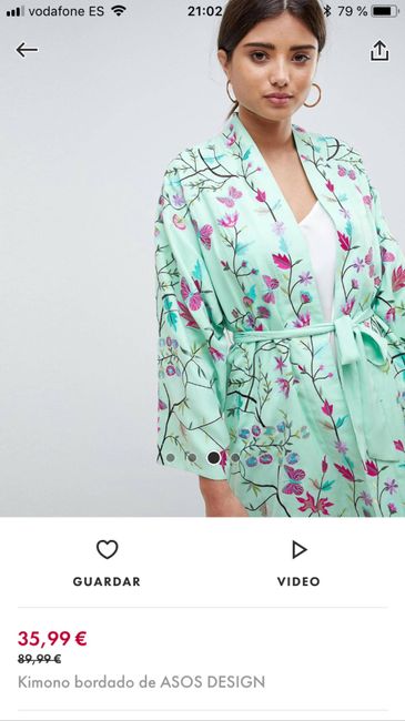 Kimonos/batas estampados - 1