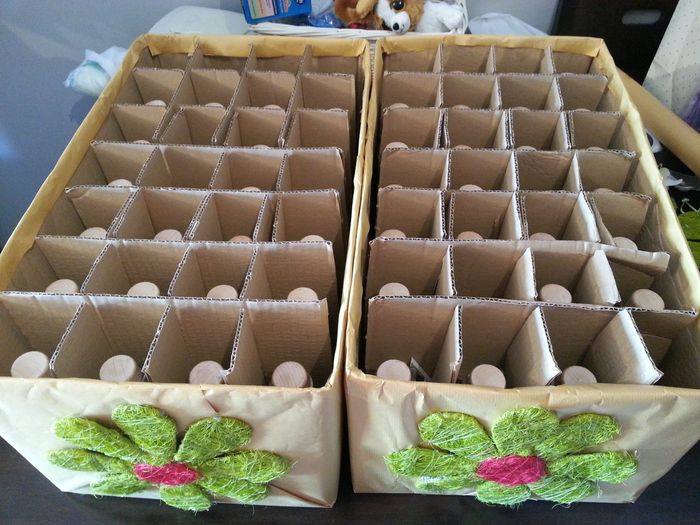 MIS CAJAS DECORADAS PARA EL ACEITE
