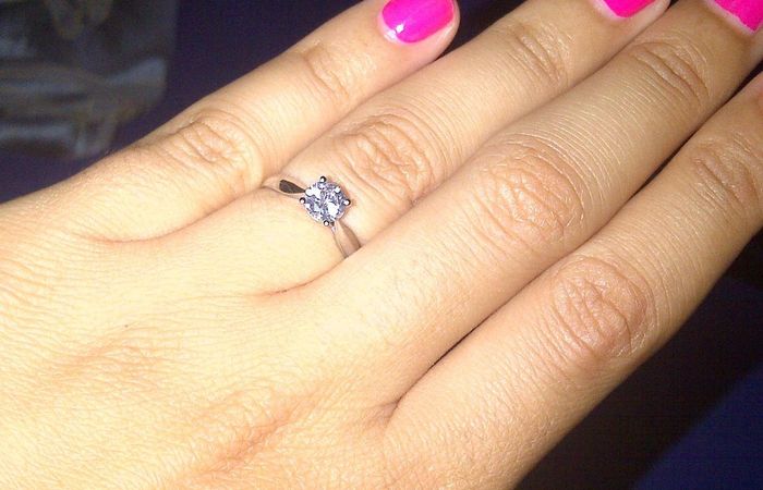 Mi anillo de compromiso!