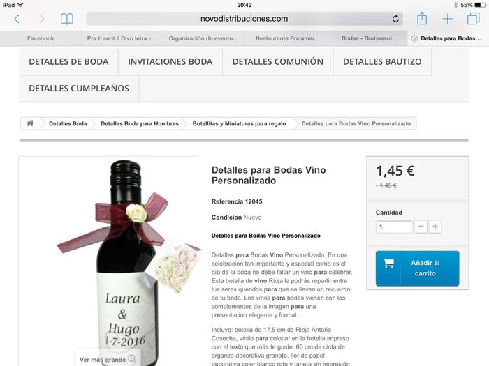 Mini botellas - 1