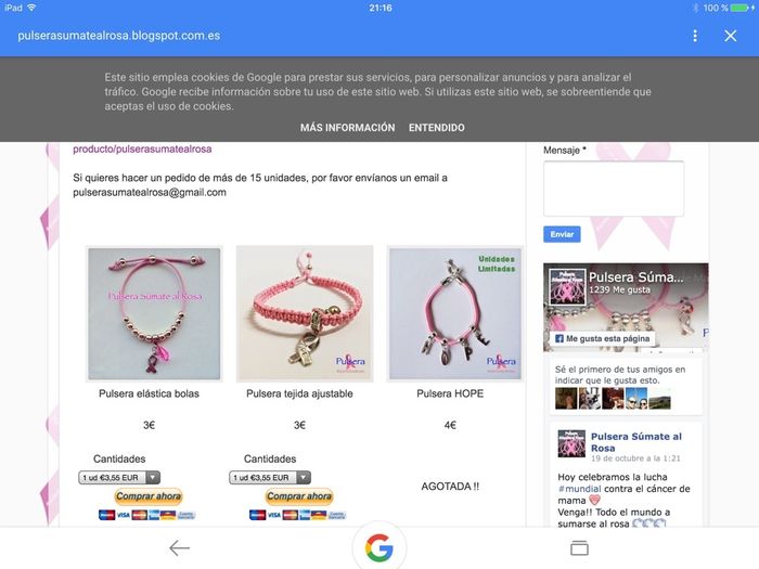 Pulseras como detalle de boda - 1