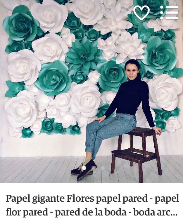 Flores de papel - 1