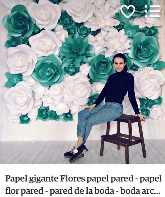 Flores de papel - 1