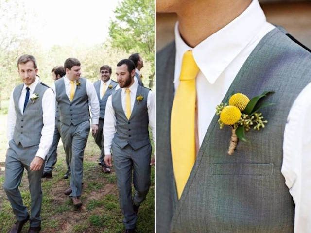 Novio con toques en amarillo 2