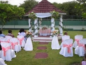 Decoración boda civil exterior - 2