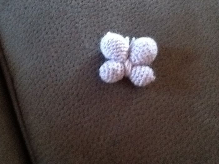 Mariposa de crochet