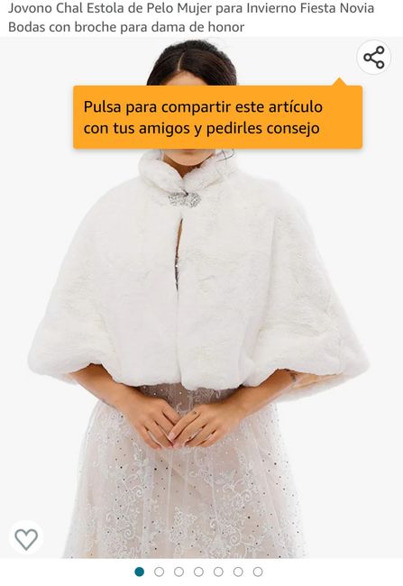 Vestido de novia en noviembre 1