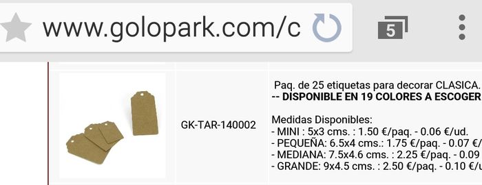 Etiquetas kraft - 1