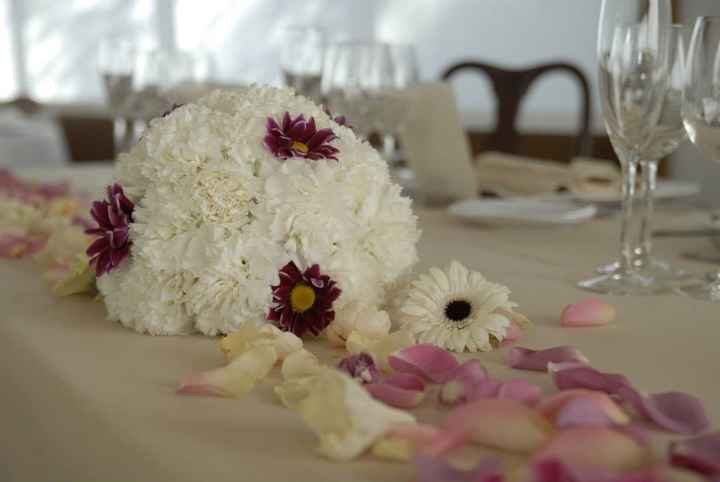 Decoración floral en mi boda