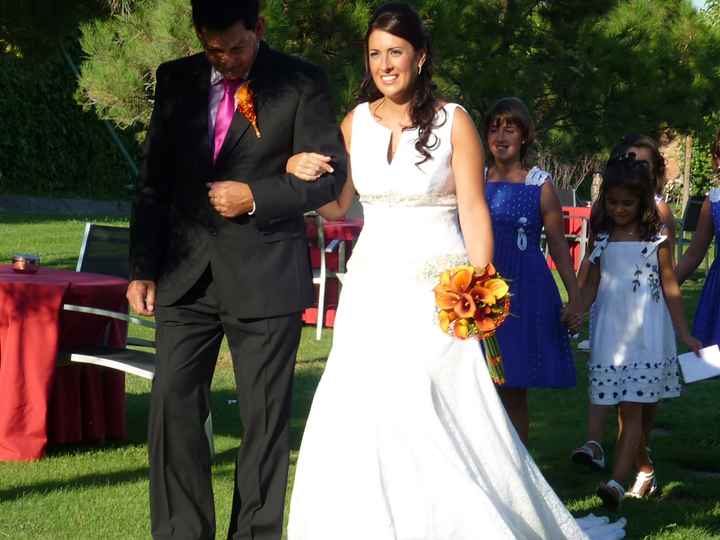 El padrino de camino al altar...