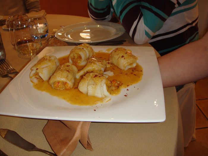 Delicias de lenguado rellenas 