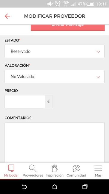 Proveedores reservados! - 1