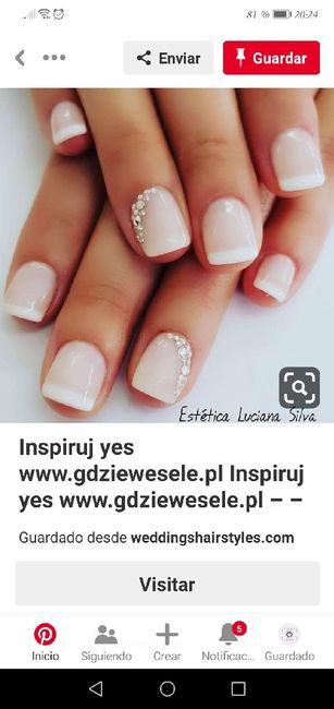 Manicura francesa de novia - 1