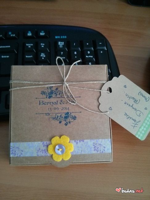 Invitación hand-made