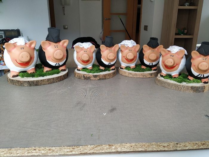 Próximos novios y figura del pastel 5
