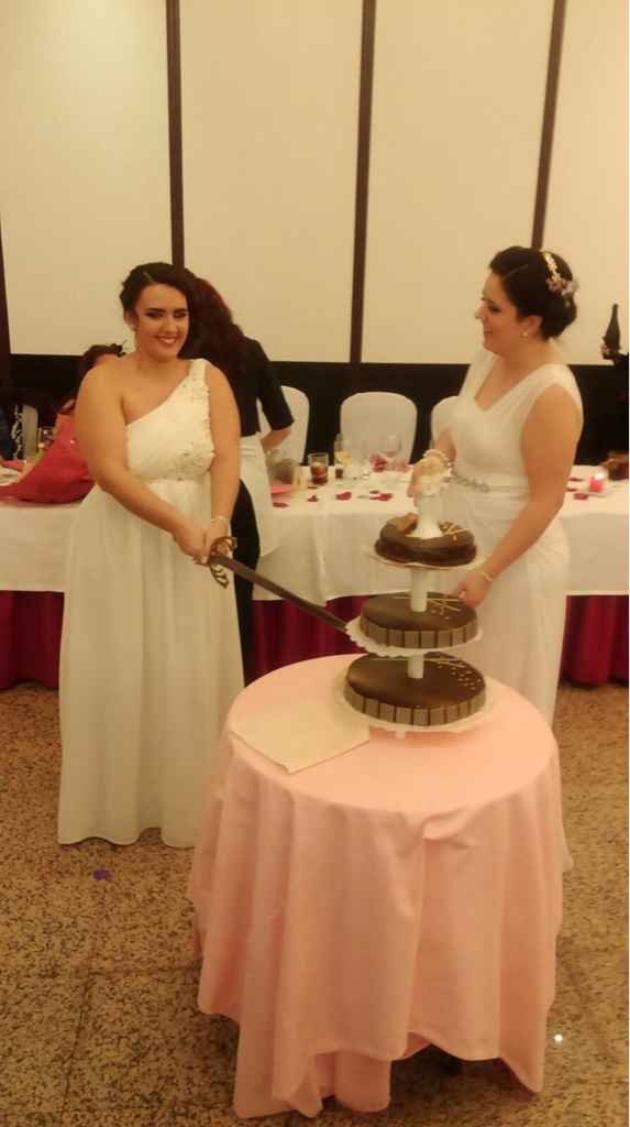 Llegaron nuestras figuras de tarta de boda con dos novias - 1