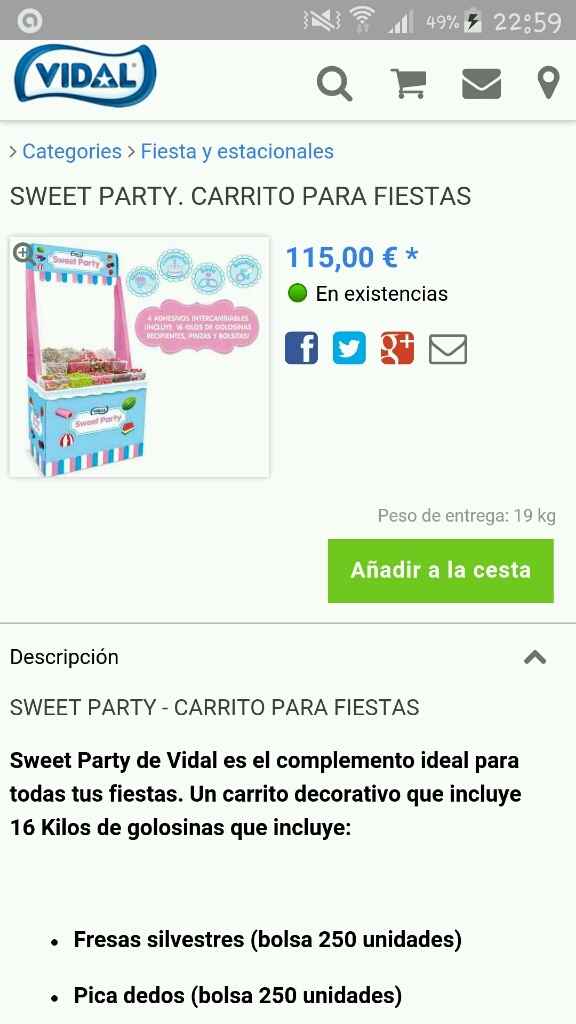 Candy bar profesional - 1