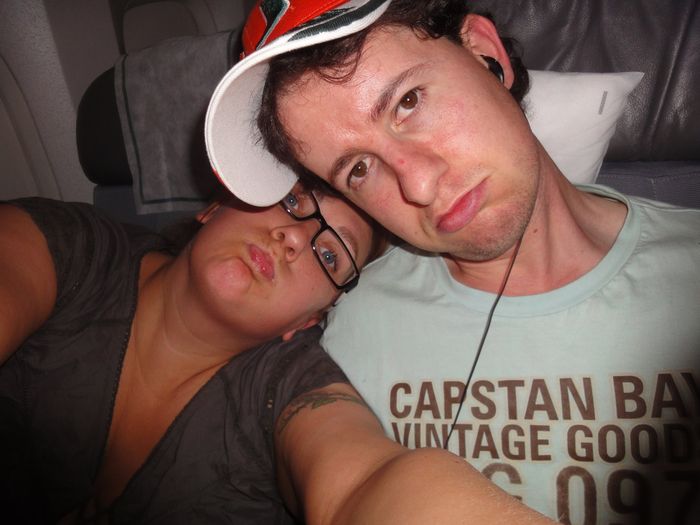 en el avion