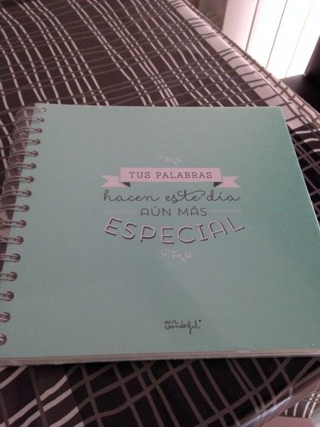 Nuestro libro de firmas!!