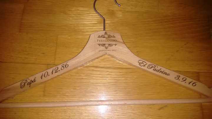 Percha para el padrino (mi papi ^^)
