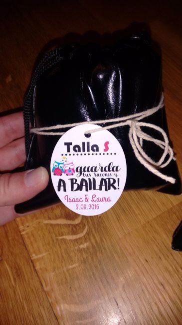 En su bolsa Talla L