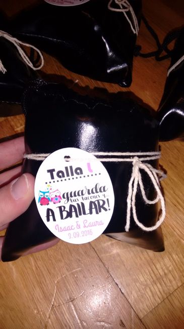 En su bolsa Talla L