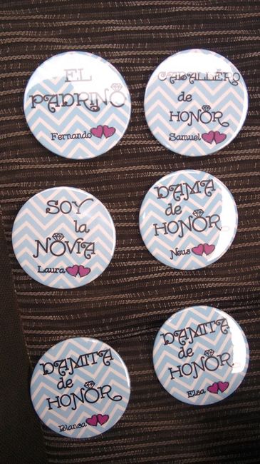 Chapas, espejos e imán/abridor personalizados