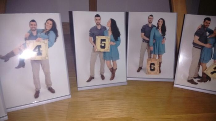 Seating plan con fotos preboda - 5
