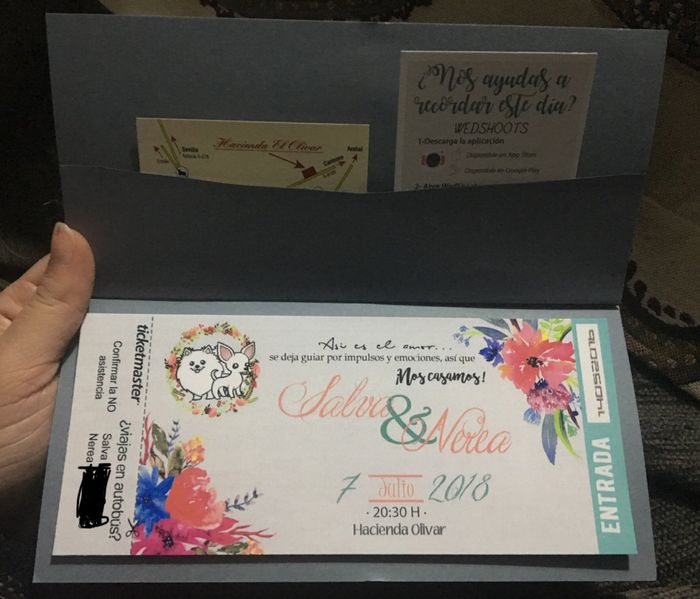 Mis entrada-invitaciones ♥️ - 2