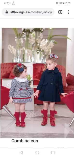 Ropa moderna para los niños de arras? 1