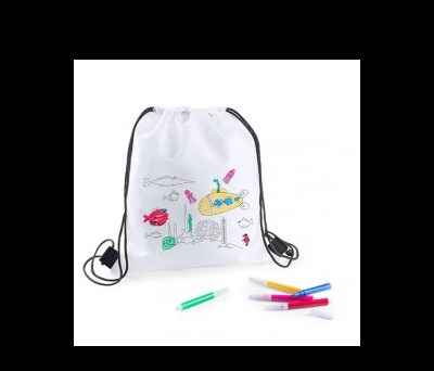 MUCHILA PETATE PARA COLOREAR
