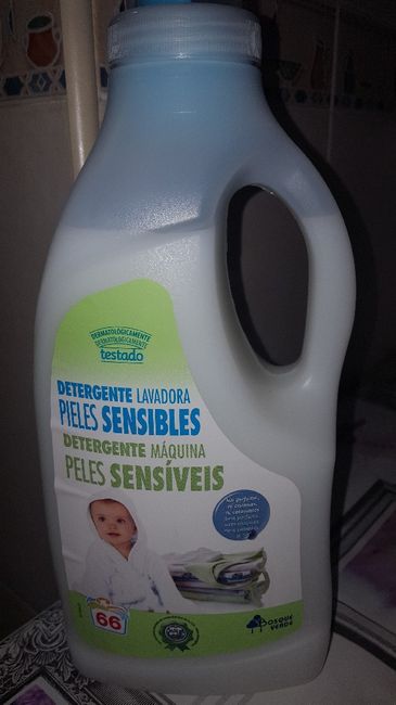 Detergente para ropa de bebé 1