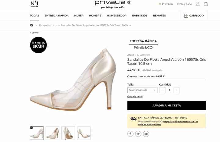 Sandalias Gris