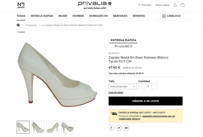 zapatos blanco raso
