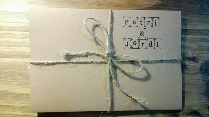 Después de mucho trabajo... ¡nuestras invitaciones! - 5