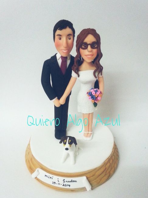 Grupo muñecos personalizados pastel - 1