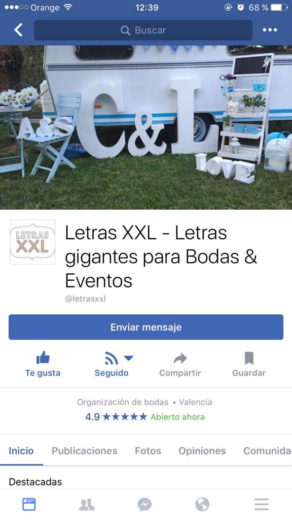 Letras grandes de carton o corcho - 1