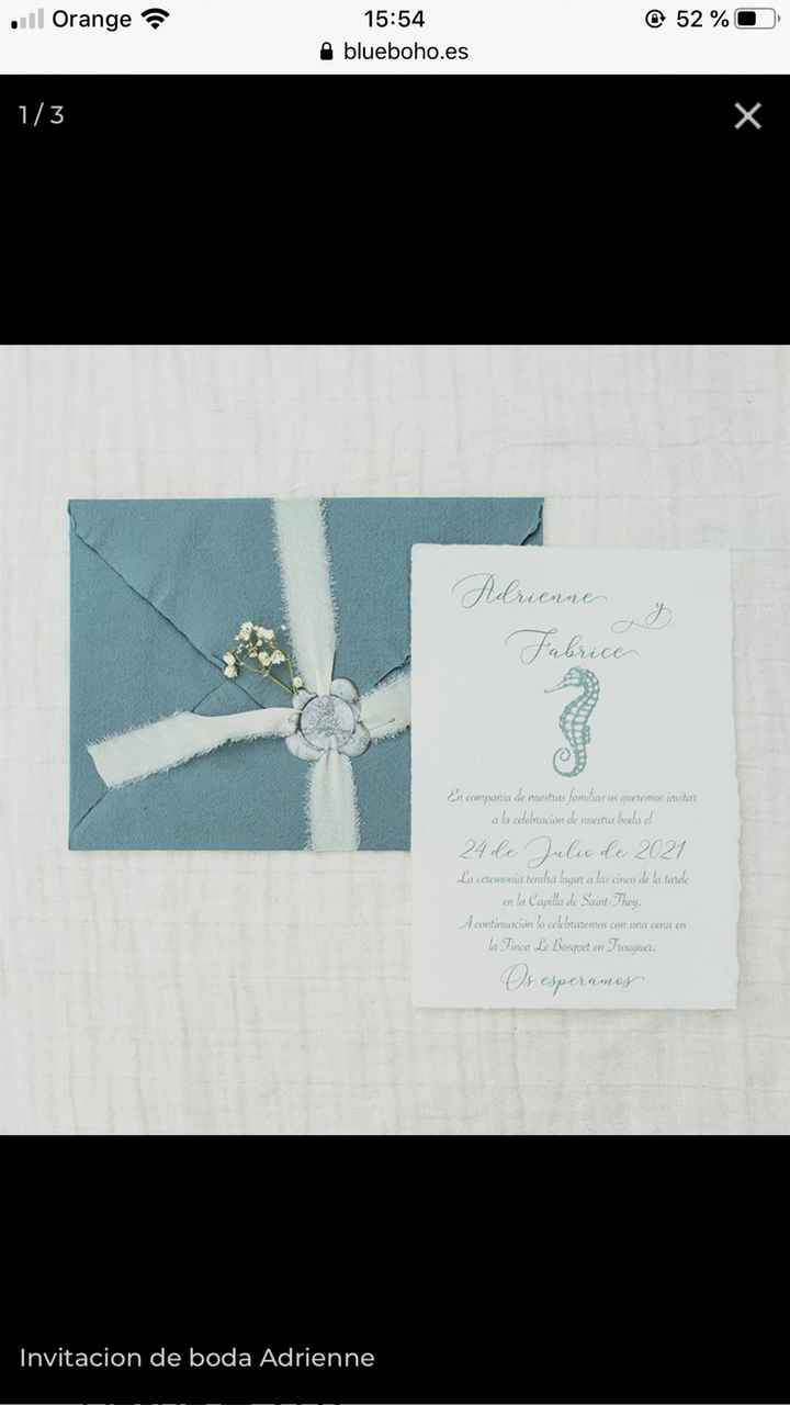 Sobres para invitaciones - 1