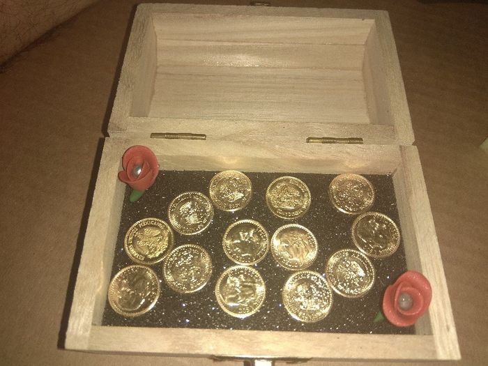 Cajitas anillos y arras. - 2