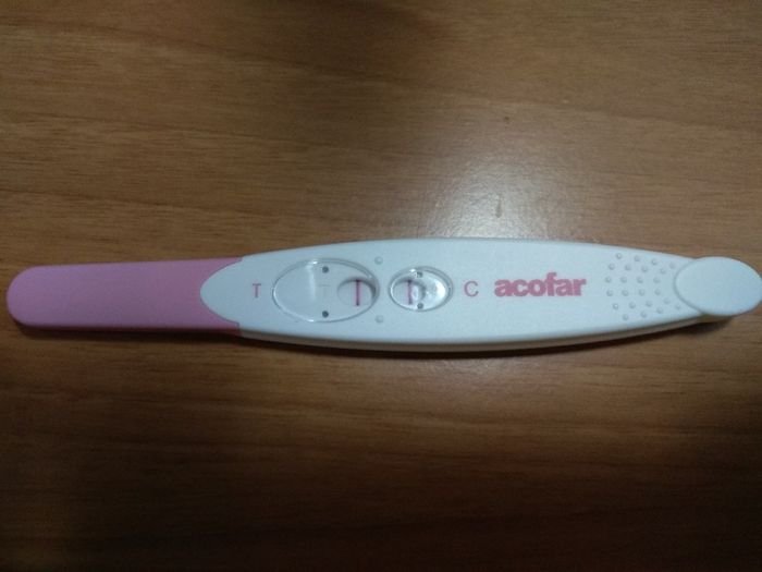 Hoy me hice mi primer test de embarazo 1