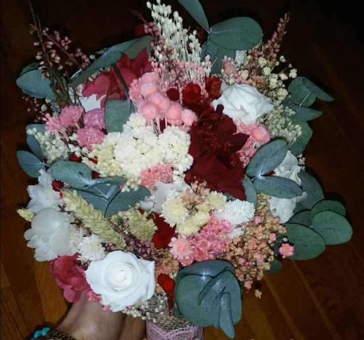 Ramo de novia con flores preservadas - 2