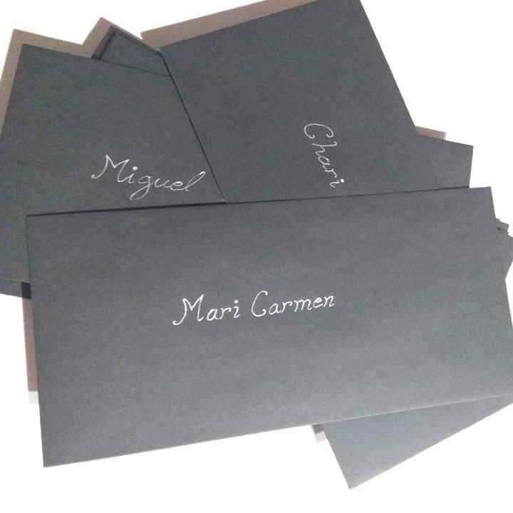 Cómo escribir los sobres de las invitaciones ? - 1