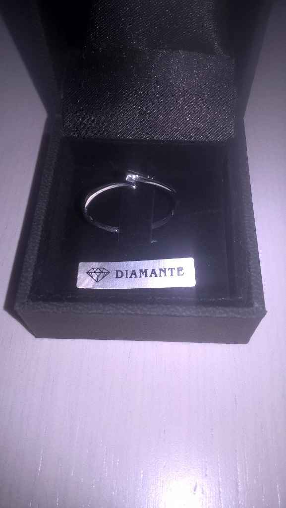 Anillo pedida