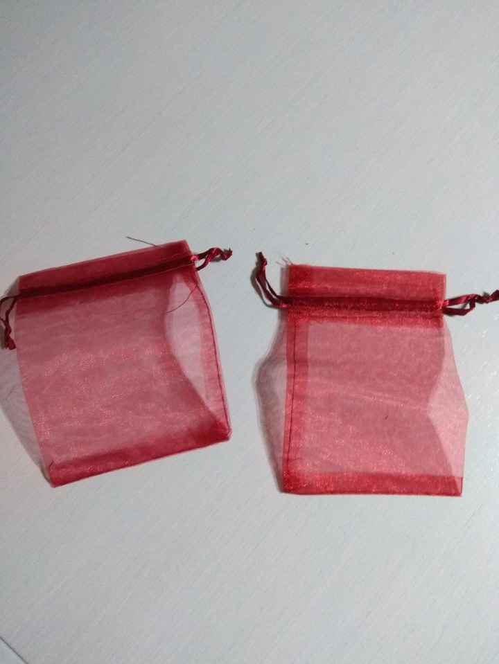 Bolsa de organza