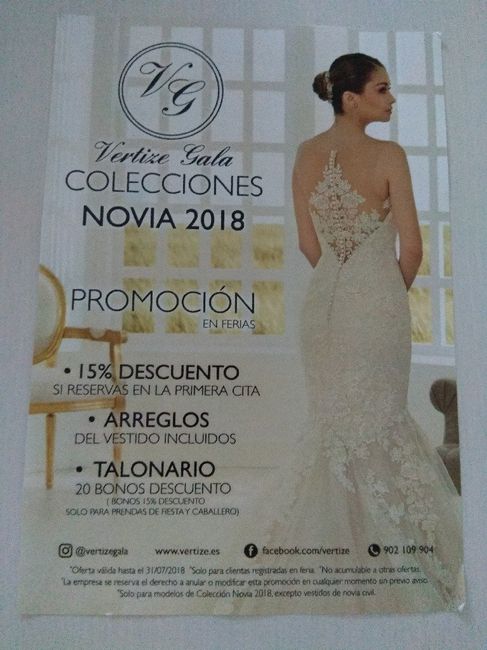  Vertize gala sigue dando descuentos en las 1001 boda? - 1